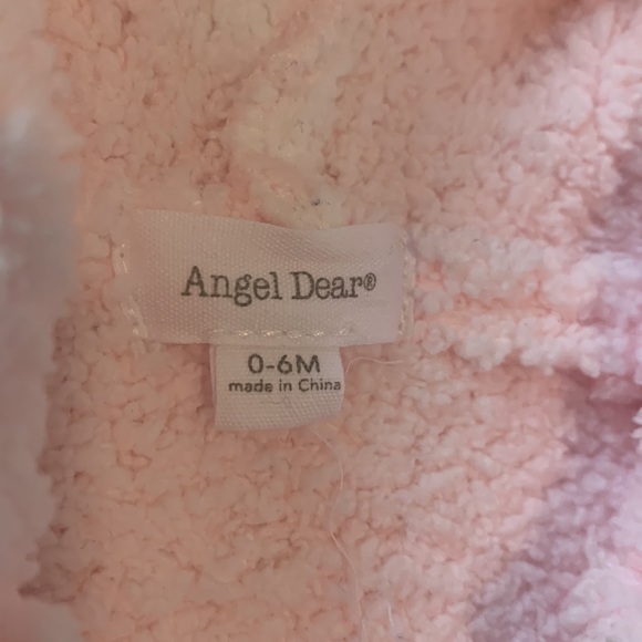 Angel Dear knit fuzzy coat 0-6 months - Picture 3 of 5